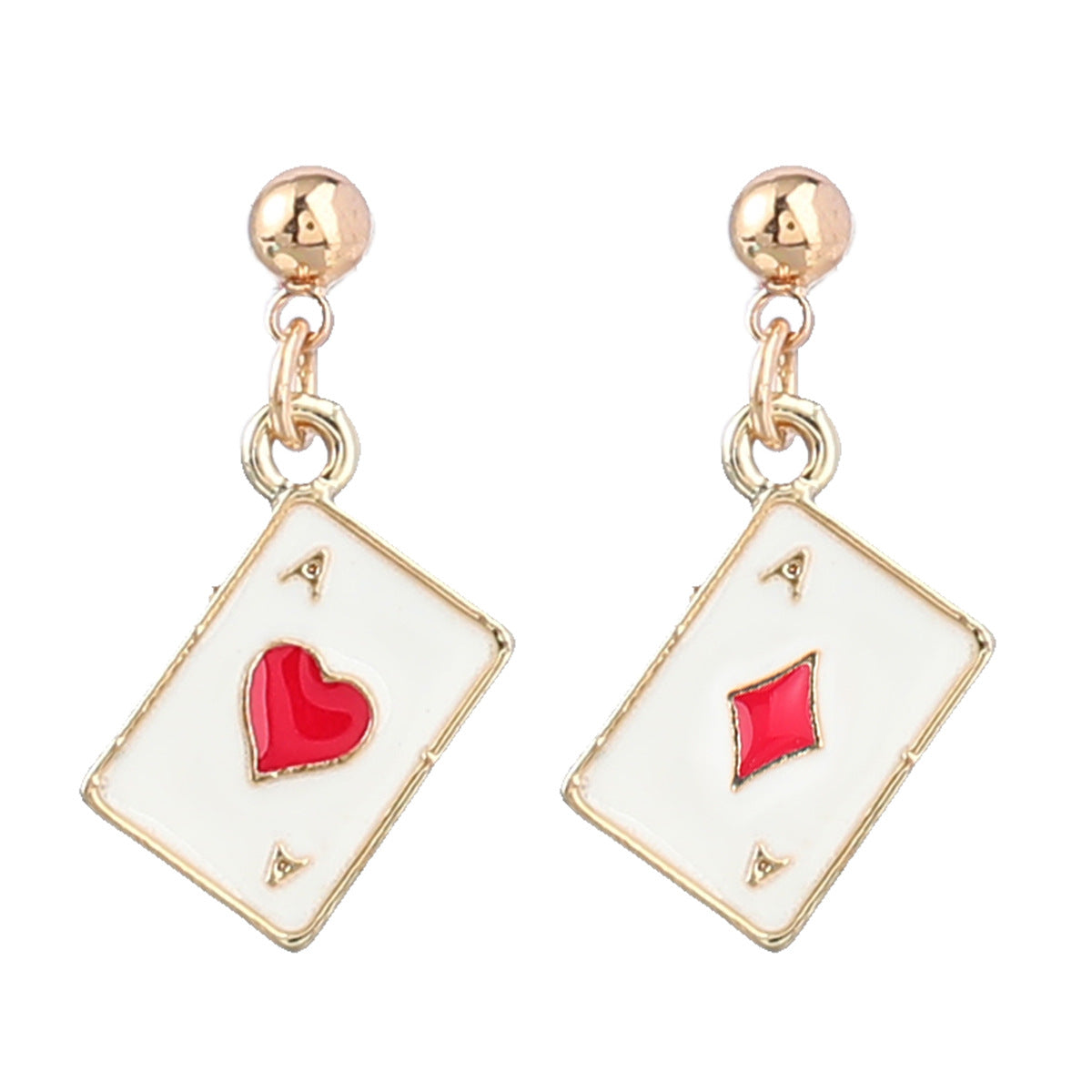 Pendientes De Aleación De Póquer Que Gotea Aceite al por mayor